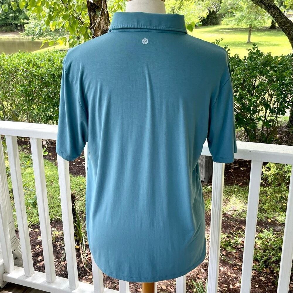 Free Fly Bamboo Blend Polo Shirt. Size Large. - Picture 3 of 8